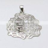 A Little Dearer !! Green Amethyst 925 Sterling Silver Pendant, Silver Jewelry 925, Sterling Silver Jewelry thumbnail-2