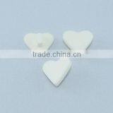Heart Shape Buttons White Bulk Buttons thumbnail-3