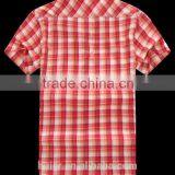 2016 Fashion Style Wholesale Long Sleeve Men's Plaid Flannel Shirt thumbnail-2