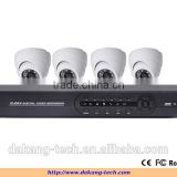 Color COMS 700TVL H.264 4CH CCTV DVR Kit ,4 IR Waterproof Cameras