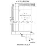 PT0434880TC-B101 TFT 480*800 IPS Panel With CTP 4.3 Inch