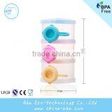 2014 New Milk Powder Box PP Milk Container Food Container Plastic Snack Box Three Layer Mik Container thumbnail-3