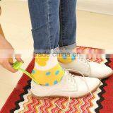 Colorful Printed Plastic Shoe Horns/plastic shoe horn/ custom shoe helpers