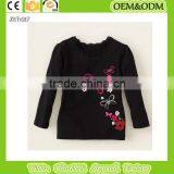 Hot 2015 Baby Girls T Shirts Butterfly t Shirt Kids 100%cotton Tee Long Sleeves T-shirt Children T Shirts Child thumbnail-1