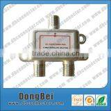 5-2400MHz 2 Way Satellite Splitter All Ports Power Pass tv Antenna Splitter thumbnail-1