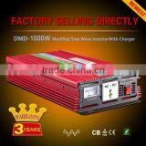 UPS function single phase modified sine wave 12v 220v off grid 1000w solar inverter charger