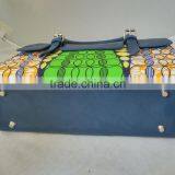 Wholesale African Ankara Wax Print Fabric Women Handbags African Model All Kinds of Handbags Leather Purse thumbnail-4