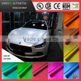 Factory Direct Sales 1.52*20m Matte Chrome Vinyl Film With Air Bubble Channel Car Wrapping thumbnail-3