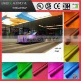 Factory Direct Sales 1.52*20m Matte Chrome Vinyl Film With Air Bubble Channel Car Wrapping thumbnail-1