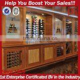 High Quality China Factory Direct Sale Retail Wooden Shelf for Wine thumbnail-1