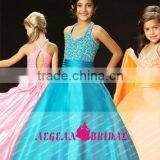 StyleMW0173 New Arrival Organza Crystal Young Girls Party Prom Dresses