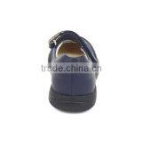 Choozii 2016 Elegant Navy Blue Leather Girls Ballerina Shoes for School thumbnail-4