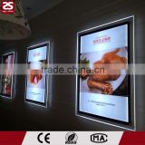 a0 led poster light box with snap open frame
