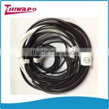 Custom size Black or white good elasticity Silicone O-RING UV protection