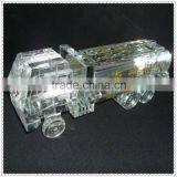 Shining Transparent Crystal Truck Favor For Table Decoration