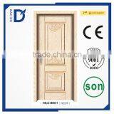 2016 Latest Design Wooden Door Swing Opening Flush Door for Toilet Melamine Wooden Door thumbnail-2