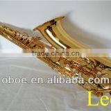Woodwind Musical Instrument Gold Lacquer Bb Brass Tenor Saxophone--334G thumbnail-1