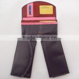 Wholesale Good Quality Genuine Leather Women's Wallets with Fine Gemstone Work