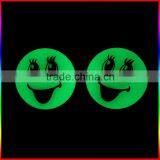 Glow in the Dark Smile Face Stickers thumbnail-1