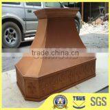 New Style Handcraft Copper Kitchen Range Hood , Kitchen Copper Range Hood thumbnail-1