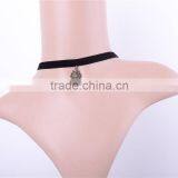 Li Bingbing Gothic Velvet Choker Necklace Female Necklace With Sun thumbnail-1