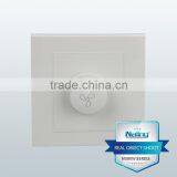 Best Quality Wenzhou Supplier Pure White Regulator, Wall Electric Fan Dimmer Switch