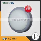 18W LED White Black Grey Round Surface Mounted Bulkhead Lamp thumbnail-3