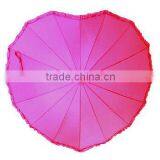Frilled Heart Shaped Umbrella thumbnail-2