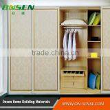 High Demand Import Products Three Door Steel Wenge Sliding Door Wardrobe thumbnail-1