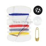 6 Color in Plastic Box Travelling and Hotel Disposable Sewing Kit
