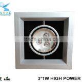 Hotselling in UAE High Power Epistar 3w Silver Frame Led Down Light