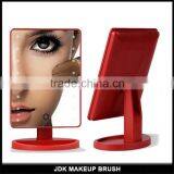Touch switch 16pcs LED desktop professional makeup mirror