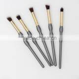 10pcs Gray Frosted Makeup Brushes Curve Design Popularity thumbnail-5