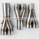 For Yamaha YZF R1 2002-2003 Motorcycle Exhaust Pipe LASER WORKS Downpipes (option for Duo-Tech / Hotcam Slip-on) thumbnail-1