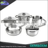 Customized Pots Stainless Steel Stock Pot Cookware for Wholesale thumbnail-1