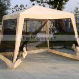 2.4x2.4m Garden Gazebo With Mosquito Netting thumbnail-1