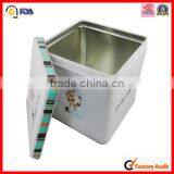 Empty Tall Colored Metal Customed Square Tin Box for Wine thumbnail-2