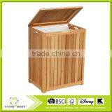 Spa-Style Bamboo Laundry Hamper thumbnail-1