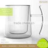 Private Label Big Milk Glass Mug With Lid And Handle thumbnail-3