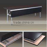 Folding IBM Rectangular Table With Metal Front Plate LQ-T002 thumbnail-1