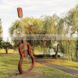 FO-9S02 High Quality Corten Steel Sculpture For Garden Decoration 2017 thumbnail-2
