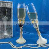 Horseshoe Champagne Toasting Flutes Cowboy Hat Toasting Flutes Cowboy Wine Glass thumbnail-1