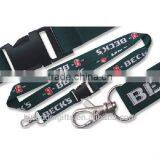 New Style Polyester Lanyard Strap with buckle