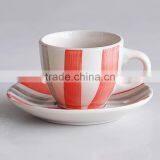 Promotional Handpaint Cup and Saucer thumbnail-3