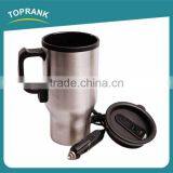 Hot Sale 450ML Stainless Steel Travel Coffee Mug Warmer Car Cup With Car Plug thumbnail-1