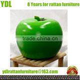 YDL Green Apple Pu Leather Home Living Room Stool Ottoman thumbnail-1