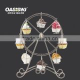 Decorative ferris wheel wedding mental cupcake stand