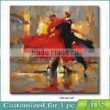 2017 New Design Dance Couple Oil Painting