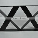 Top Sales Furniture Black Powder Coated ZX Flat Steel Metal Bench Leg thumbnail-2