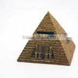 Wholesale Custom Hot Sale Resin Egypt Pyramid Piggy Bank Souvenir for Sale thumbnail-4